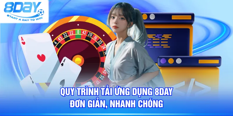 Quy trình tải ứng dụng 8DAY đơn giản, nhanh chóng